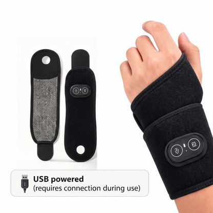 Relievia™ Heated Wrist Wrap With Vibration Therapy